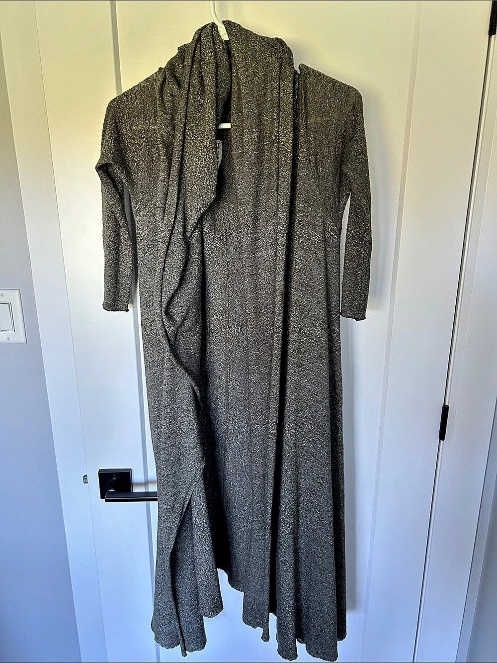 Free People Draped Long Cardigan in Green Size Medium